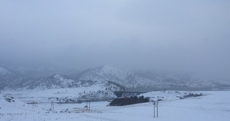White Christmas in Wolf Creek. photo by Wolf Creek Angler.